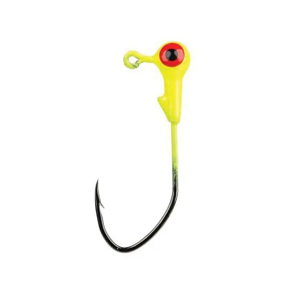 Strike King MR. CRAPPIE SLASHER JIG MRCJH132S-1 Jig Head, Jig, Chartreuse Bait