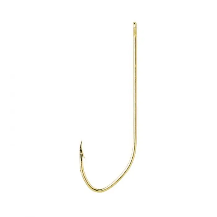 EAGLE CLAW Pro-V 203AH-1/0 Aberdeen Hook, Gold