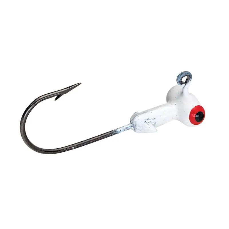 MR. CRAPPIE BY STRIKE KING Sausage Head MRCSHJH116-199 Jig Head, Refrigerator White