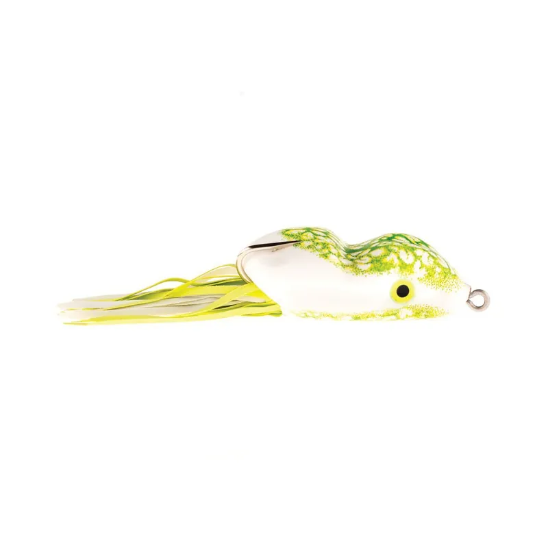 SCUM FROG ORIGINAL SF-113 Fishing Lure, Hollow Body Frog, Soft Lure, Bass, Natural Green/Yellow Lure