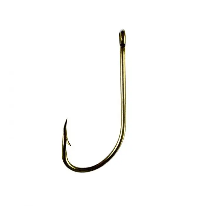 EAGLE CLAW 084AH-1 Plain Shank Hook, Bronze