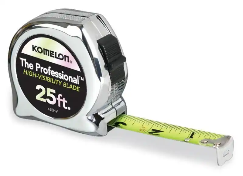 KOMELON The Professional Tape Measure 25‘ - Chrome
