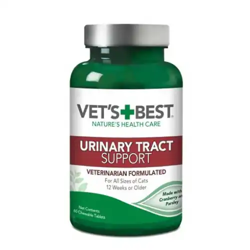 Vet‘s Best Urinary Tract Support for Cats, Chewable Tablets, 60 Ct