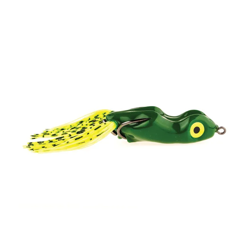 SCUM FROG Trophy TS-1101 Fishing Lure, Bass, Black/Chartreuse/Green Lure