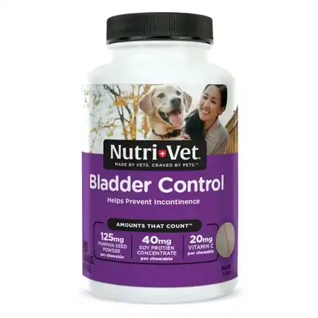 Nutri-Vet Bladder Control Liver flavor Dog Supplement - 90 Ct