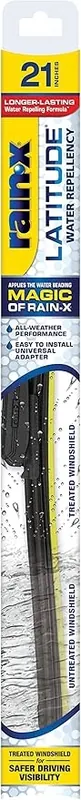 Rain-X Latitude 2-In-1 Wiper Blades, 21" Windshield Wipers (Pack Of 1)