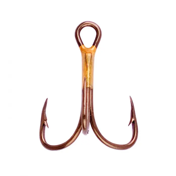 EAGLE CLAW 374AH-12 Treble Hook, Bronze