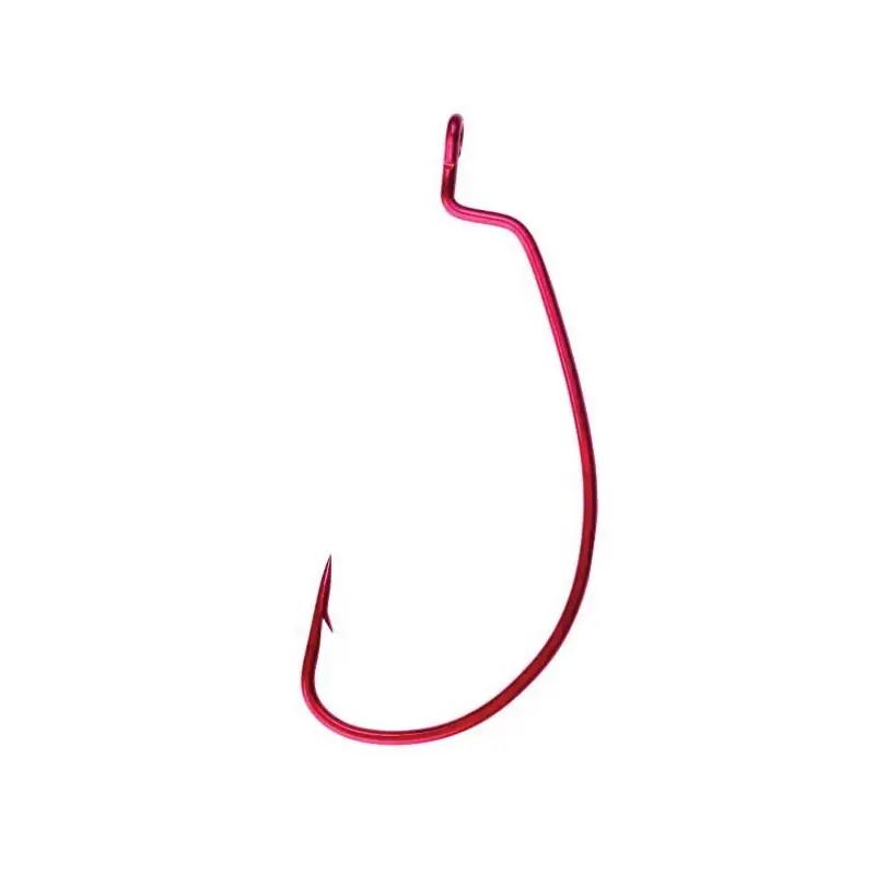 LAZER SHARP L7092RGH-4/0 Extra Wide Gap Worm Hook, Red