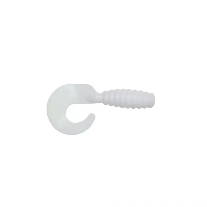 YUM YG227 Fishing Bait, Grub, Soft Bait, Plastic, White Bait