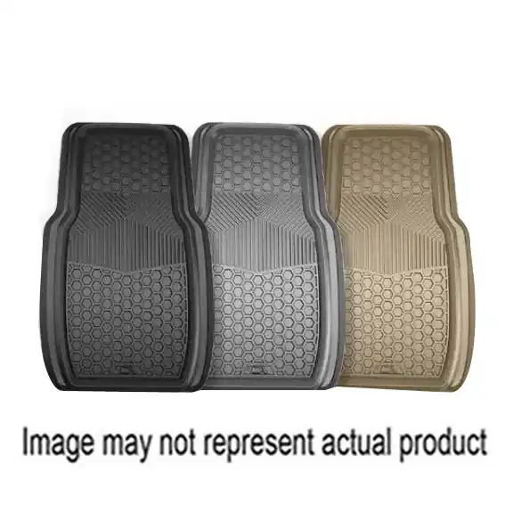 Custom Accessories Custom Mats 78851 Floor Mat, Rubber Rug, Black