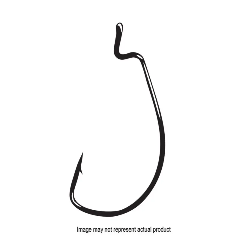 Gamakatsu 58415 Worm Hook, 5/0, Plastic, Black