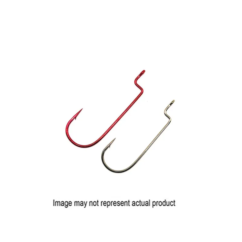 Gamakatsu 54415 Round Bend Worm Hook, NS Black