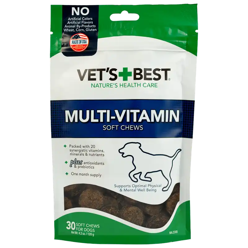 Vet‘s Best Dog Soft Chew, Multi-Vitamin, 30Ct
