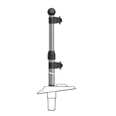 SeaSense 50071027 Telescopic Flag Pole, 3/4 in Dia, 12 in L