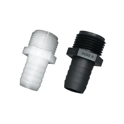 GREEN LEAF D Series D3412 Garden Hose Adapter, 3/4 x 1/2 in, MGHT x Barb, Nylon