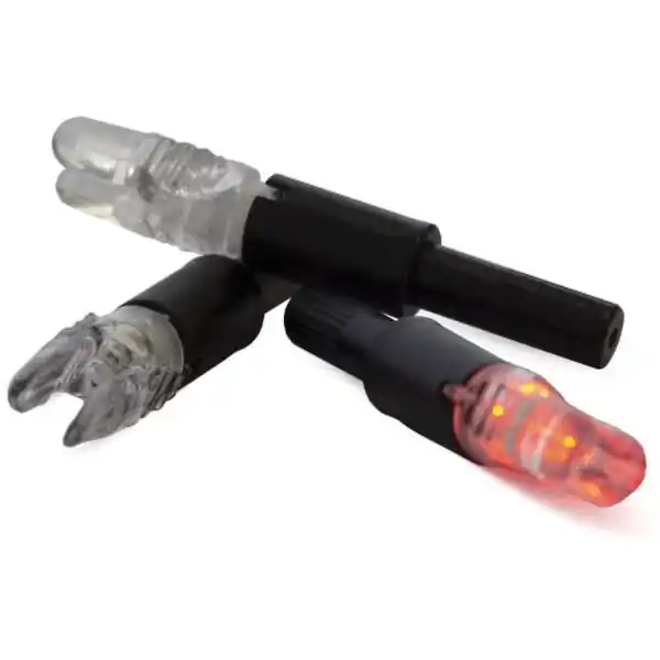 NAP Thunderglo NAP-ILLN-RD-3PK Lighted Nock, Aluminum/Polycarbonate, Red, For G/X/H/S Arrows