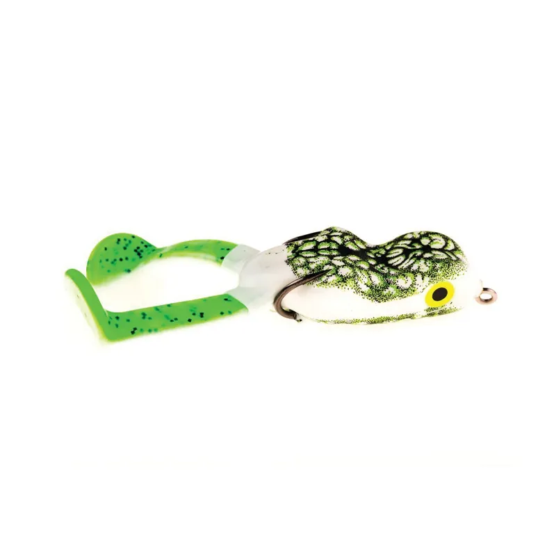 SCUM FROG BigFoot BF-1412 Fishing Lure, Soft Bait, Bass, Green/Natural Black Bait
