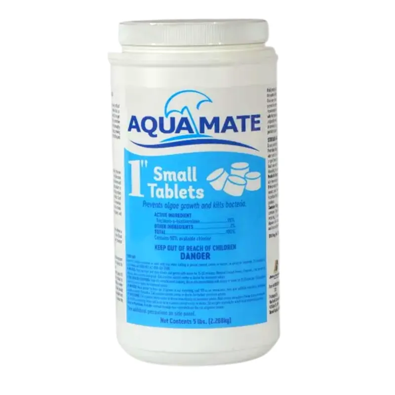 Aquamate ST5 Chlorinating Tablet, Tablet, Chlorine-Like Bleach, 5 lb Bottle