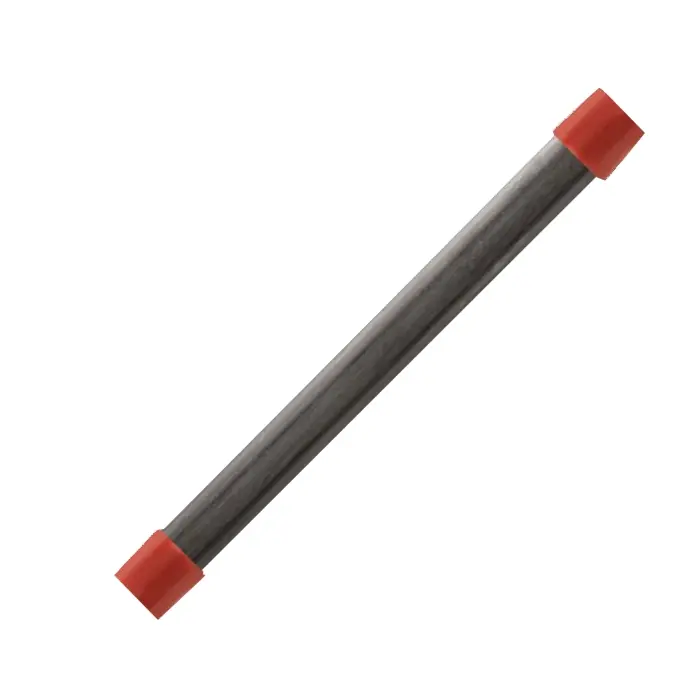 STZ 306 12X48 Black Cut Pipe, 1/2 in, 48 in L, SCH 40 Schedule, Steel