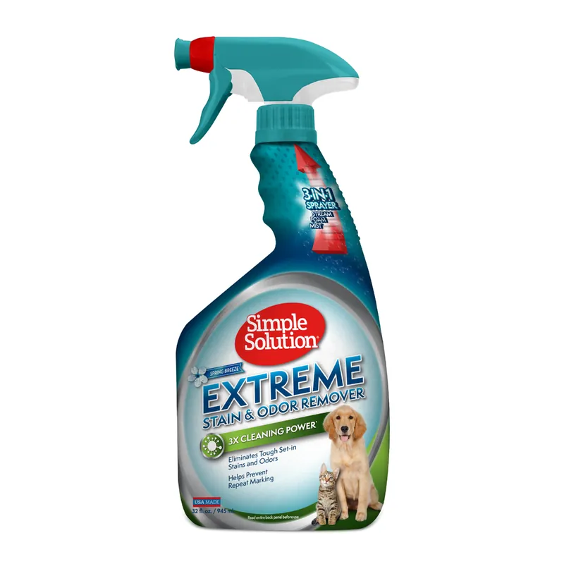 Simple Solution Extreme Spring Breeze Pet Stain & Odor Remover, 32 oz