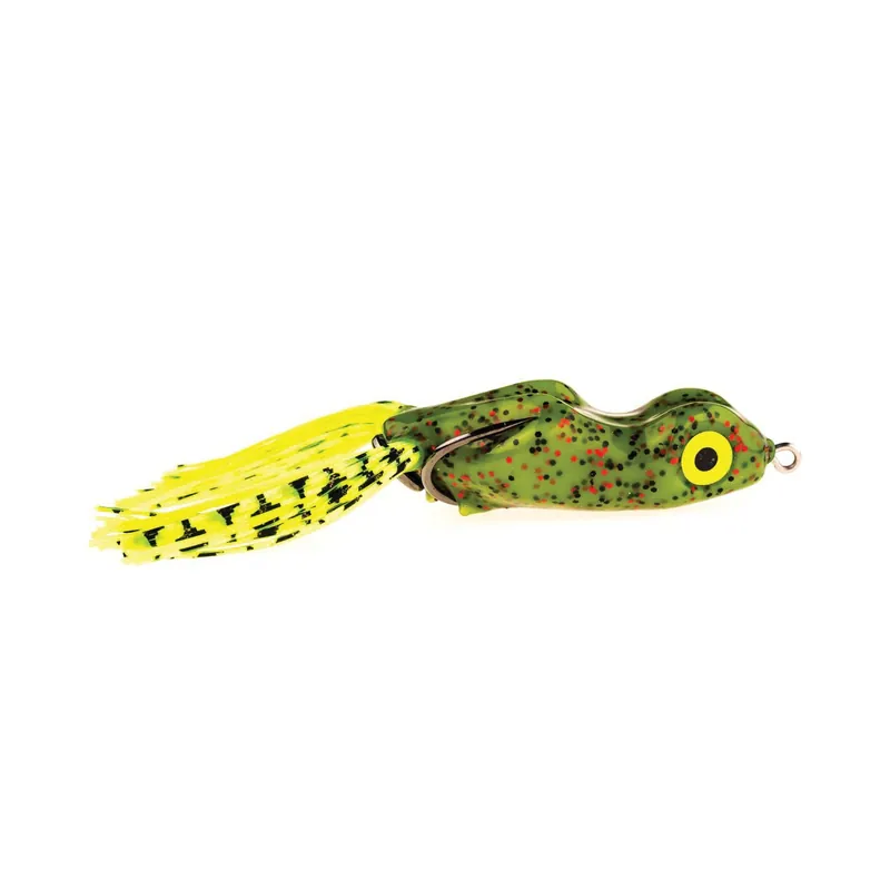 SCUM FROG Trophy TS-1127 Fishing Lure, Bass, Black/Chartreuse/Watermelon Red Lure