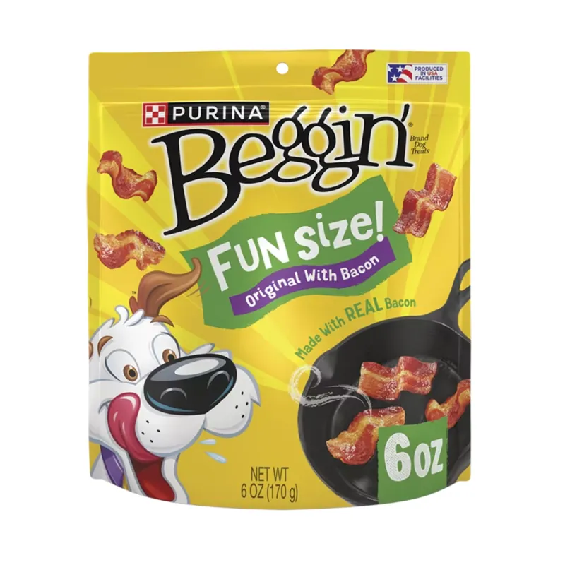 Purina Beggin’ Fun Size Original Bacon Flavor Dog Treats - 6oz