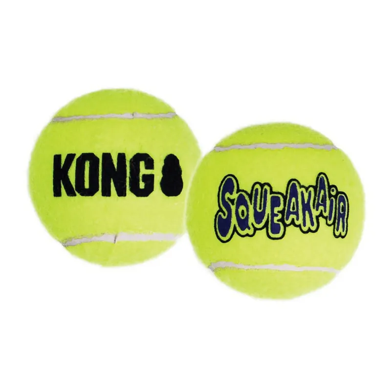 KONG SqueakAir AST22 Dog Toy, M, Ball, Tennis, Yellow