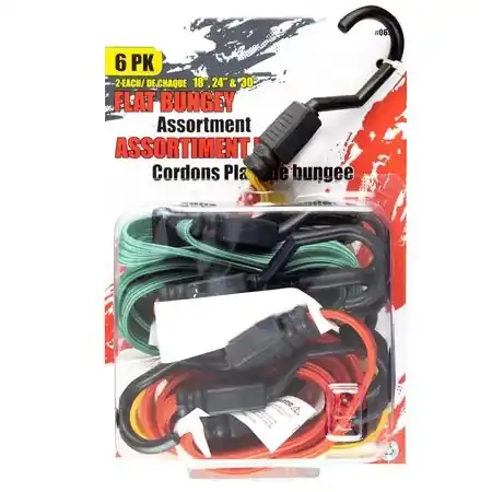 Erickson 06946 Flat Bungey Cord, Hook End
