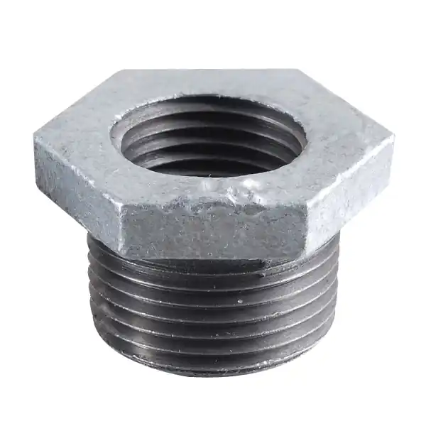 STZ 311 B-11234 Galvanized Pipe Bushing, 1-1/2 x 3/4 in, Malleable Iron, 300 psi Pressure