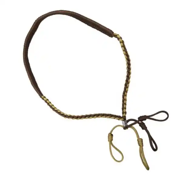 BUCK GARDNER L-TB-BG04 Standard Braided Lanyard, Brown/Tan