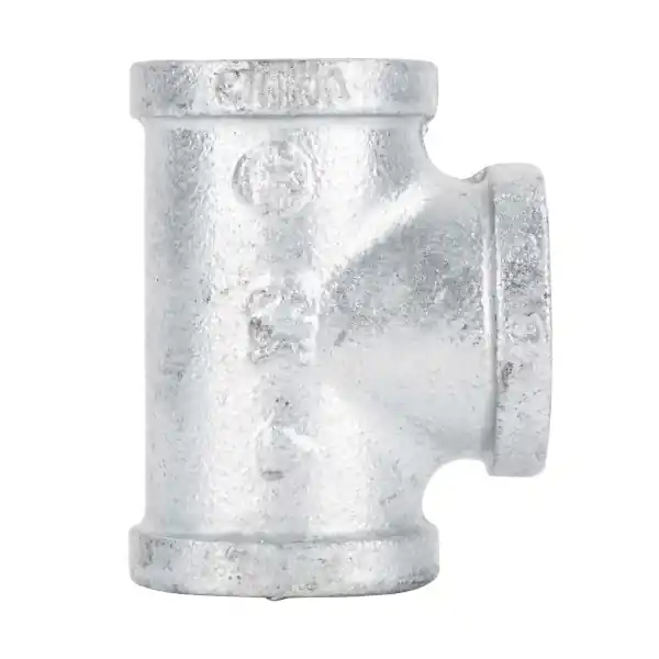 STZ 311 T-1 Galvanized Pipe Tee, 1 in, Malleable Iron, 300 psi Pressure
