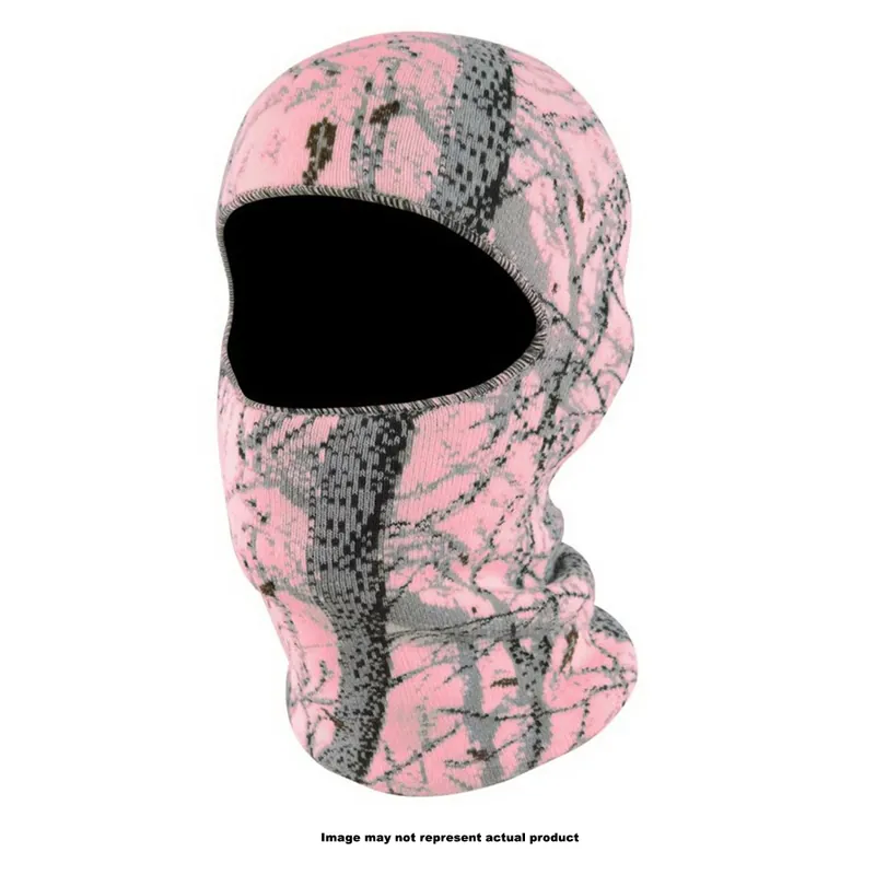 MUK LUKS QuietWear 78121981-OS Digital Knit Camo 1-Hole Mask, One-Size, Acrylic/Spandex, Adventure Brown