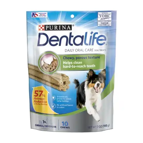 DentaLife 1780017410 Chew Treat, S/M Breed, Chicken Flavor, 40 Pouch