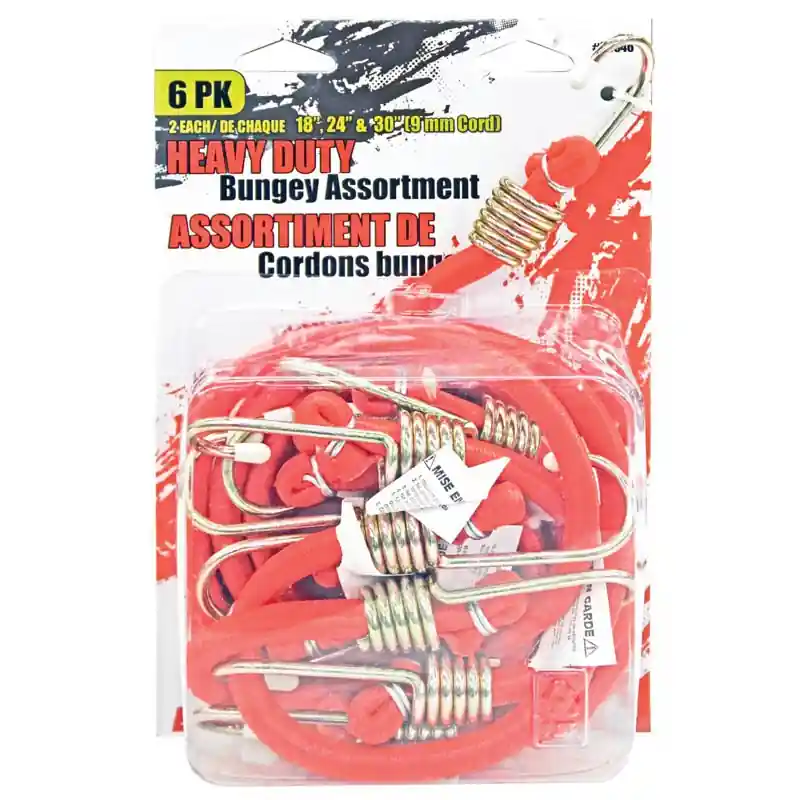 Erickson 06846 Heavy-Duty Bungey Cord, Assorted