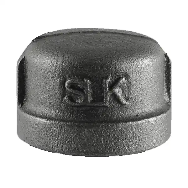 STZ 310 CA-12 Black Pipe Cap, 1/2 in, Malleable Iron, 300 psi Pressure
