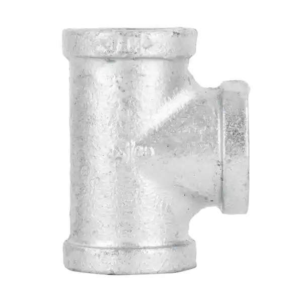 STZ 313-T-34 Galvanized Pipe Tee, 3/4 in, Malleable Iron, 300 psi Pressure