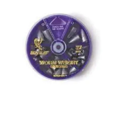 EAGLE CLAW 02180H-005 Worm Weight Sinker