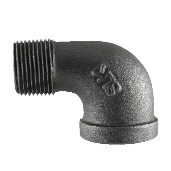 STZ 310 SE90-38 Black Street Elbow, 3/8 in, 90 deg Angle, Malleable Iron, 300 psi Pressure