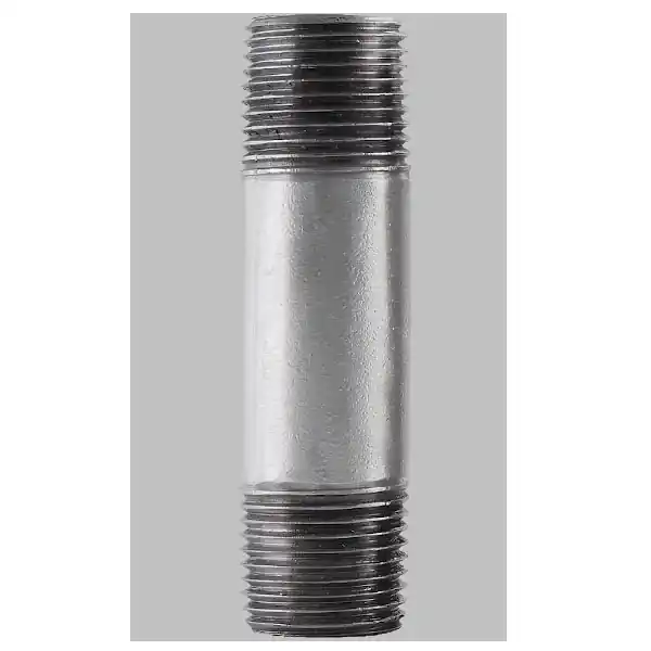 STZ 309 38X3 Pipe Nipple, 3/8 in, Steel, SCH 40 Schedule, 203 psi Pressure, 3 in L