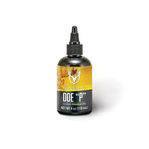 HUNTERS SPECIALTIES Buck Bomb 200009 Doe P Liquid, 4 oz Dropper Bottle