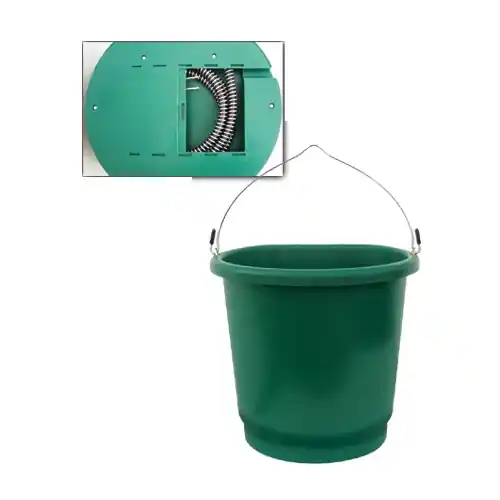 Farm Innovator 3 Gallon Heated Flat-Back Bucket Model FB-80