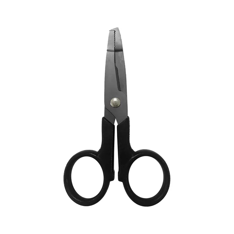 danco DBS45-B Ultimate Braid Scissors, 4-1/2 in OAL, Stainless Steel Blade, Ergonomic Grip Handle, Black Handle
