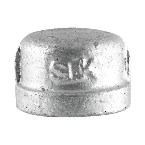 STZ 311 CA-18 Galvanized Pipe Cap, 1/8 in, Malleable Iron, 300 psi Pressure