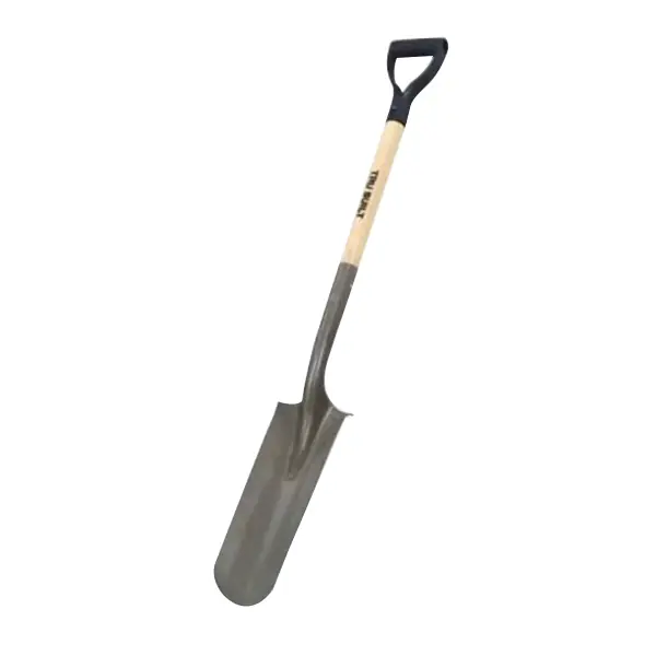 TRUPER TRU BUILT 31178 Drain Spade, 16 ga Gauge, Lacquer-Coated Hardwood Handle, D-Style Handle