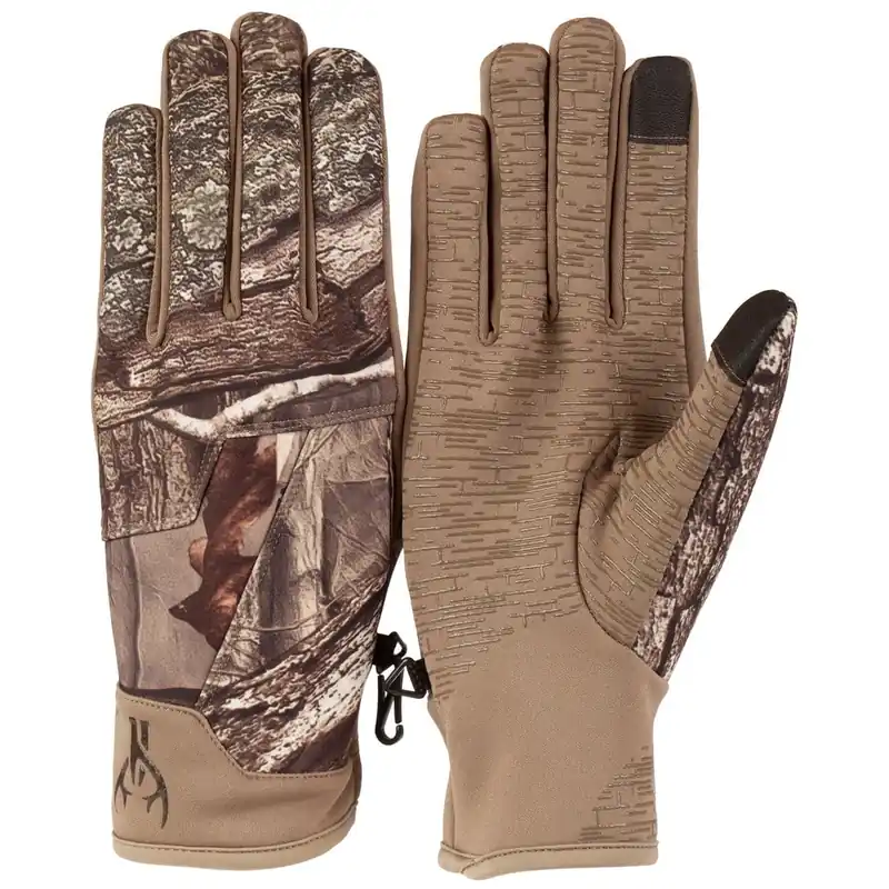 Huntworth 1190-HDN Shooting Gloves, Men‘s, Index Cuff, Fleece