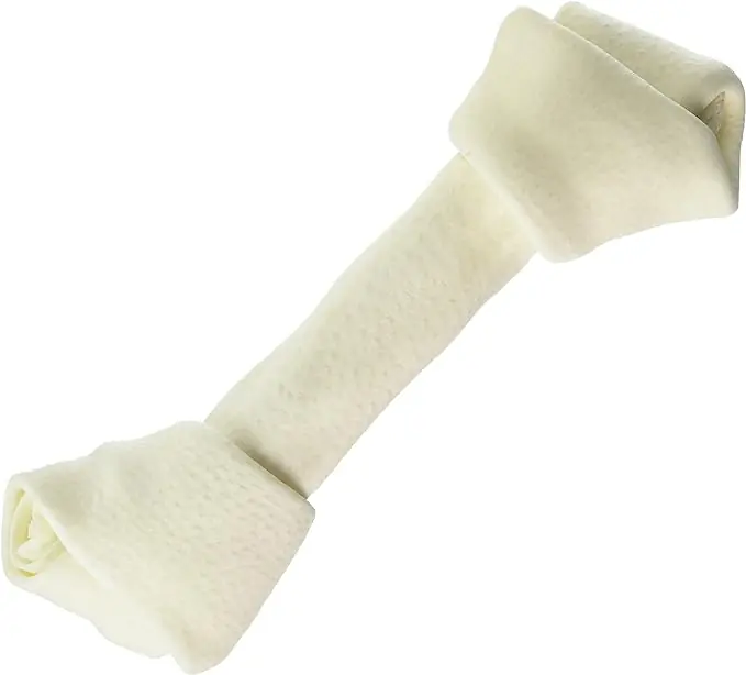 Pork Chomps Baked Pork Skin Dog Chew, 11-inch Knot