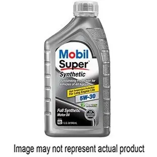 Mobil 1 Super 120432 Motor Oil, 5W30, 1 qt Bottle