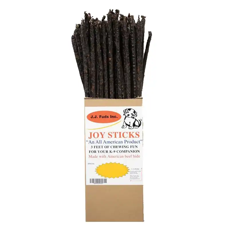 J.J. Fuds "Joy Stick" 36 Inch Dog Treat - Beef Flavor- Sold as Individual Sticks