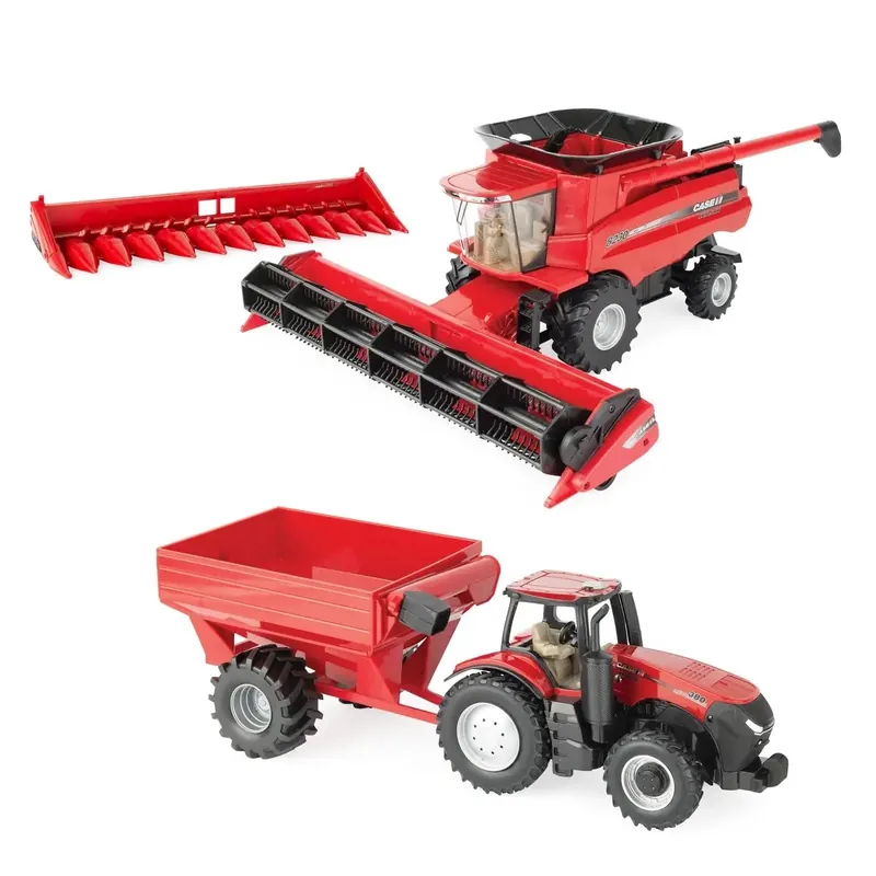 Ertl Case IH 1 32 Combine and Tractor Harvesting Playset