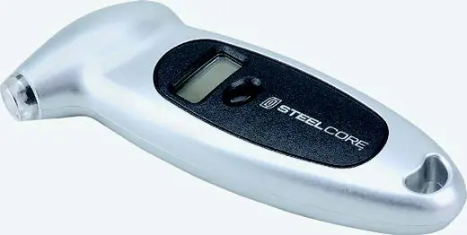 Steel Core Digital Tire Gauge, 150 PSI